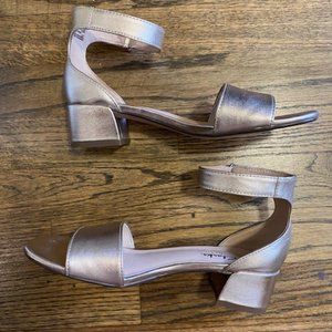 Clarks Collection Metallic Gold Sandals